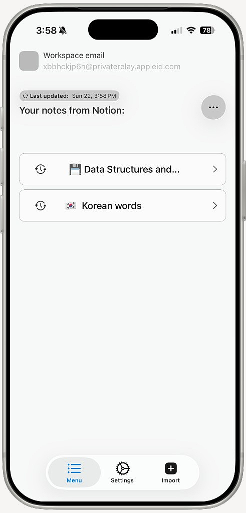 Your notes imported from Notion